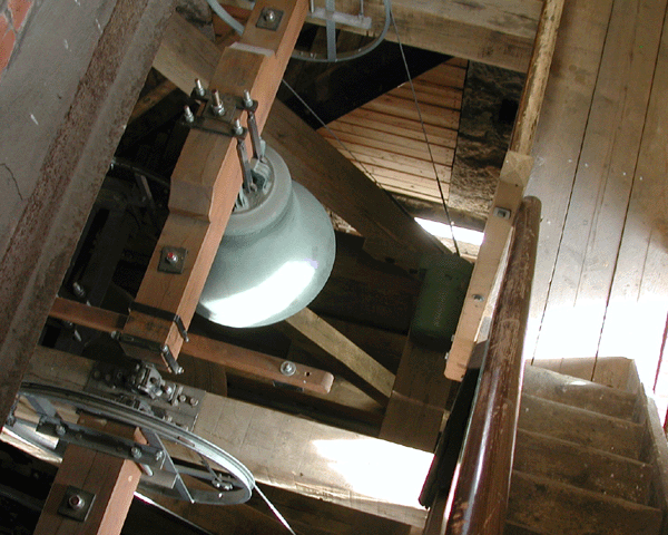 Lyctusbefall am Glockenturm aus Eiche