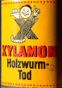 das historische Orginal : Xylamon Holzwurmtod